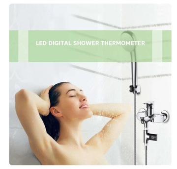 TERMOMETR PRYSZNICOWY LED MIERNIK TEMPERATURY+Darmowe prezenty