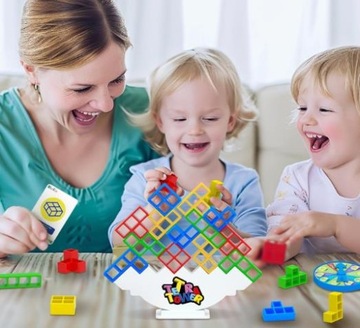 ГОЛОВОЛОМКИ БЛОКИ ОБРАЗОВАТЕЛЬНАЯ ИГРА ТЕТРА БАШНЯ ДЛЯ ДЕТЕЙ 3D БАШНЯ ЛОГИЧЕСКИЙ БАЛАНС