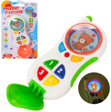 TELEFONIK INTERAKTYWNY KOMÓRKA Z DŹWIĘKIEM I ŚWIATŁEM