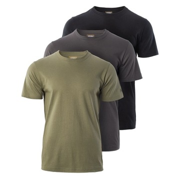 T-shirt koszulka męska zestaw trójpak 3 sztuki bawełniana Magnum rozmiar L