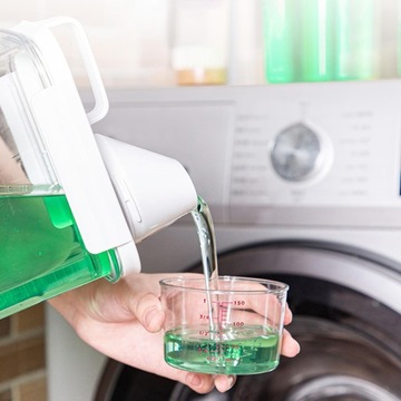 Пластиковый контейнер для стирального порошка, ящик для хранения моющего средства, 1,8 л