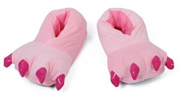 KAPCIE PAZURY Dla Dzieci Dziecięce Łapy Papcie Kigurumi Różowe 31 32 33 34