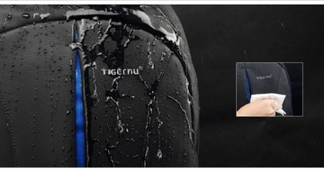 Dwukomorowy antykradzieżowy plecak Tigernu T-B3105A na laptopa 15,6 z USB
