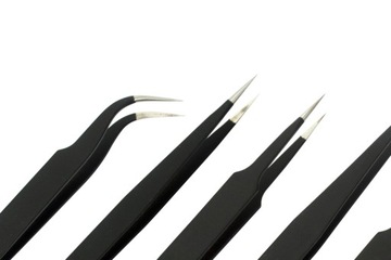 Пинцеты МЕТАЛЛИЧЕСКИЕ Пинцеты ESD набор 6 шт.