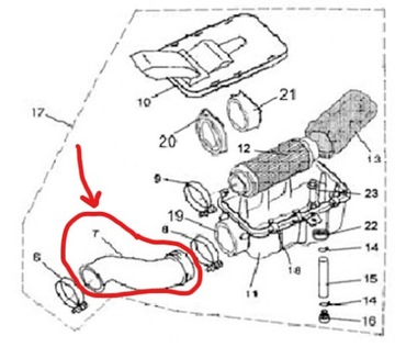 РЕЗИНОВАЯ ТРУБА ТРУБКА ВОЗДУШНОГО ФИЛЬТРА ДЛЯ КАРБЮРАТОРА Багги GS-MOON 250/260/300cc