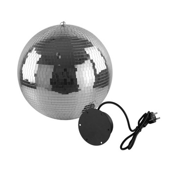 Декоративный зеркальный шар для дискотеки диаметром 30 см с приводом Firefog.