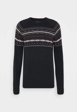 Sweter z wzorem Blend M
