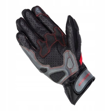 RĘKAWICE MOTOCYKLOWE MĘSKIE REBELHORN FLUX KRÓTKIE