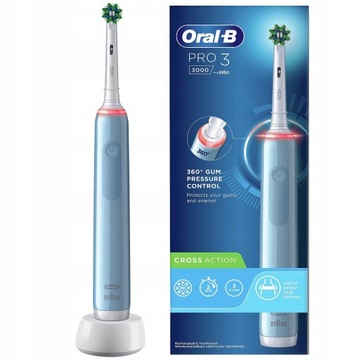 SZCZOTECZKA ELEKTRYCZNA DO ZĘBÓW ORAL-B PRO 3 3000 SENSITIVE 3200S