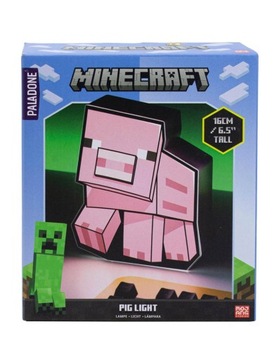 ORYGINALNA LAMPKA MINECRAFT PIG BOX LIGHT / ŚWINKA
