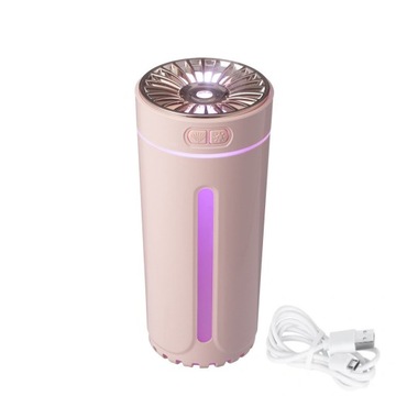 Samochodowy Nawilżacz Powietrza LED 300ml USB