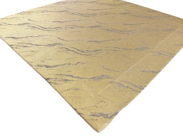 Салфетка - ЗОЛОТОЙ МРАМОР, ДВУХСТОРОННЯЯ, настольная дорожка 80х80