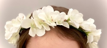 Венок для причастия, яблоневый цвет, нежный, живой, причастие 2024 г.