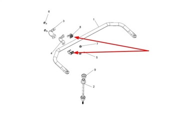 5439731 Половина втулки стабилизатора
