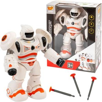 УЛЫБКИЙ РОБОТ, идущий по святому звук апельсины. 3+