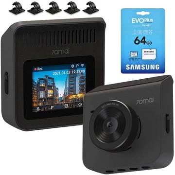 Kamera samochodowa 70mai A400 145° język PL 64GB