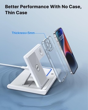 Беспроводная зарядная станция 3-в-1 для iPhone