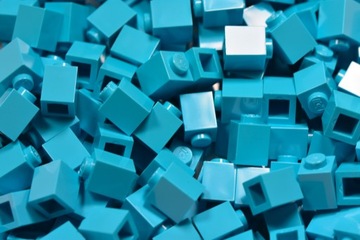 Lego medium azure lazurowy klocek 1x1 3005 40szt