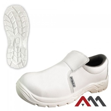 Buty Półbuty Robocze Białe HACCP BPWHITE