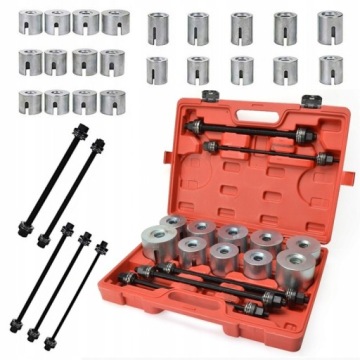 ZESTAW ŚCIĄGACZY DO SWORZNI 27 EL. WAHACZA TULEJI TULEJEK ŁOŻYSK PRZEGUBÓW