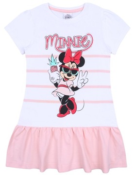 Sukienka z krótkim rękawem Myszka Minnie 128 cm