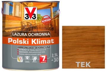Lazura V33 Polski Klimat 7 lat Tek 2,5L