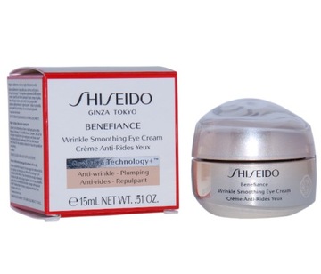 Shiseido Benefiance Wrinkle Smoothing Eye Cream przeciwzmarszczkowy 15ml