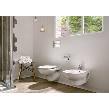 УНИТАЗ ROCA VICTORIA ТОНКОЕ СИДЕНЬЕ БЕЗОБОДКИ WO/OP