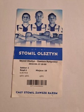STOMIL OLSZTYN - ZAWISZA BYDGOSZCZ 23-04-2016