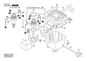 Плата электроники Bosch для пылесоса GAS 25 L SFC GAS 25