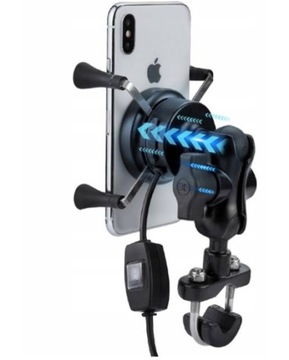 Держатель для телефона с индуктивным USB-зарядным устройством B6J