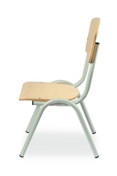 Krzesło do przedszkola KUBUŚ szare rozmiar 0