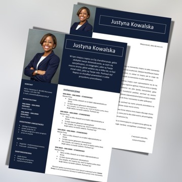Komplet 3/22/K CV + List Motywacyjny PL + ENG