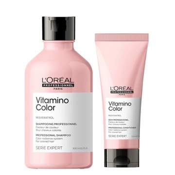 LOREAL VITAMINO COLOR ZESTAW DO WŁOSÓW FARBOWANYCH NABŁYSZCZENIE