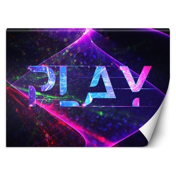 FOTOTAPETA DLA GRACZA NAPIS PLAY 400x280