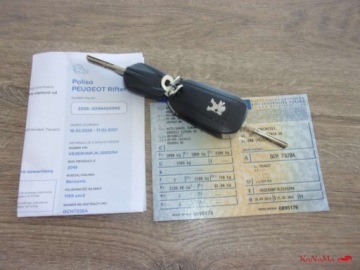 Peugeot Rifter Standard 1.2 PureTech 110KM 2019 Peugeot Rifter 37700vat long L2 klima navi pdc zarejestrowany benzyna 1.2, zdjęcie 33