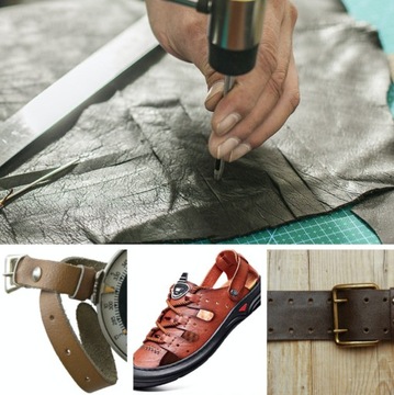 DZIURKACZ WYCINAK WYBIJAK DO OTWORÓW SKÓRY 3-19 mm ZESTAW 12 SZT - KD11202