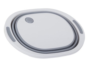 СКЛАДНАЯ СИЛИКОНОВАЯ ЧАША СО СЛИВОМ ДЛЯ РАКОВИНЫ