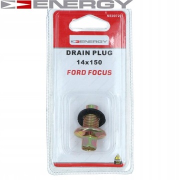 Korek spustowy FORD M14x1.5 20MM Klucz 13. NE00729