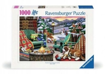 Překvapení K Narozeninám Hračka Puzzle 1000 Zimní odpočinek Sada
