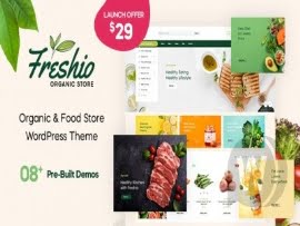 Szablon Freshio - organic food and grocery store