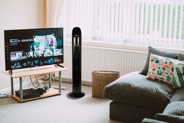 ТИХИЙ ВЕНТИЛЯТОР КОЛОННА ВЕНТИЛЯТОР НАПОЛЬНЫЙ ДИСТАНЦИОННОЕ УПРАВЛЕНИЕ ТАЙМЕР 3 РЕЖИМА КОЛЕБАНИЕ