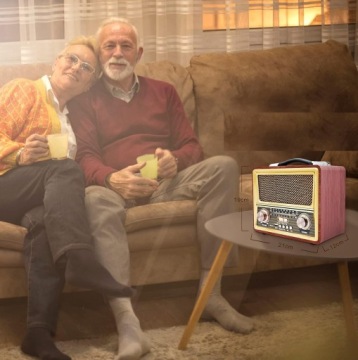 Кухонное FM-радио РЕТРО с Bluetooth USB MP3