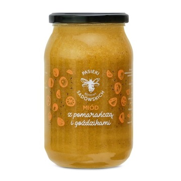Miód z pomarańczą i goździkami naturalny 1150 g