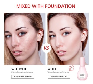 Watermelon Glow Niacinamide Dew Drops Serum Makeup Primer Cream -
