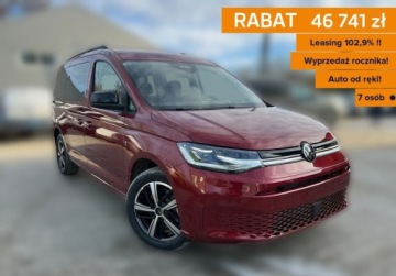 Volkswagen Caddy V 2025 Volkswagen Caddy Maxi LIFE7 os., AUTOMAT DSG, 1.5 TSI 116 KM 1.5 Benzyna