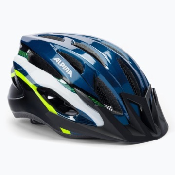 Велосипедный шлем Alpina MTB17 Darkblue-Neon - 58 - 61
