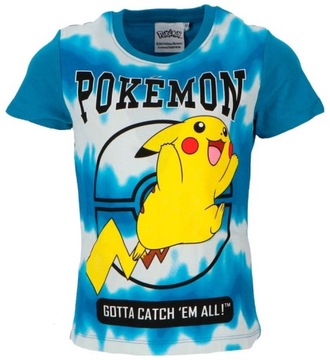 Koszulka Pokemon Pikachu T-shirt 100% Bawełna