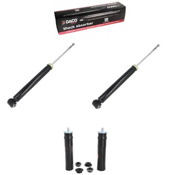 2× DACO TLUMIČ TOYOTA AURIS E15 COROLLA SEDAN PRIUS W3 ZADNÍ + PK3911 KRYT / PÍST VZDUCH