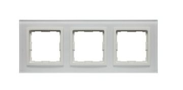 VENA2 XGlass Ramka potrójna, 5204183, BIAŁY